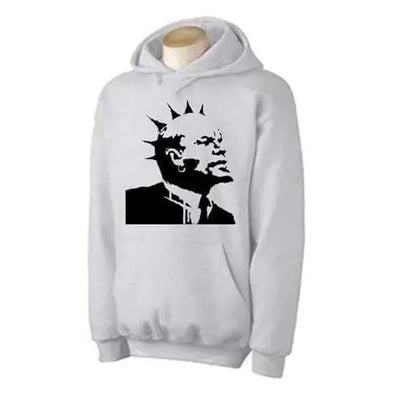 Banksy Punk Lenin Hoodie S / Light Grey