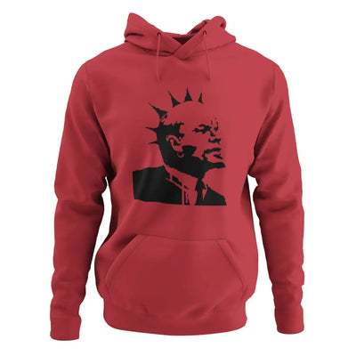 Banksy Punk Lenin Hoodie - S / Red - Hoodie