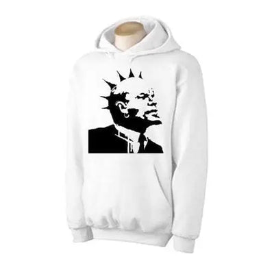 Banksy Punk Lenin Hoodie S / White