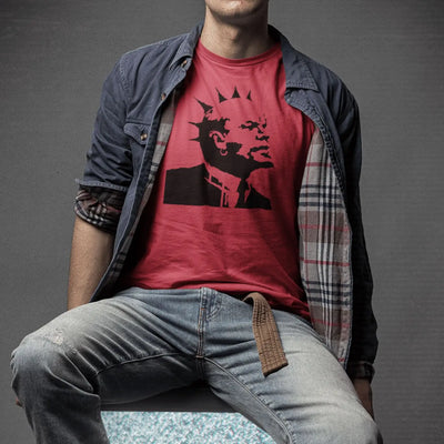 Banksy Punk Lenin Mens T-Shirt