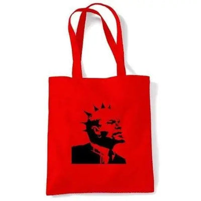 Banksy Punk Lenin Shoulder Bag Red