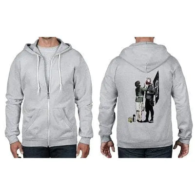 Banksy Punk Mum Full Zip Hoodie