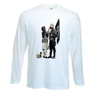 Banksy Punk Mum Long Sleeve T-Shirt