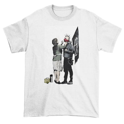 Banksy Punk Mum Mens T-Shirt XXL
