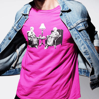 Banksy 'Punks Not Dead' Grannies Neon T-Shirt