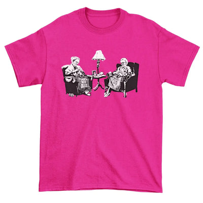 Banksy 'Punks Not Dead' Grannies Neon T-Shirt XXL