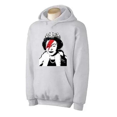 Banksy Queen Bitch Hoodie S / Light Grey