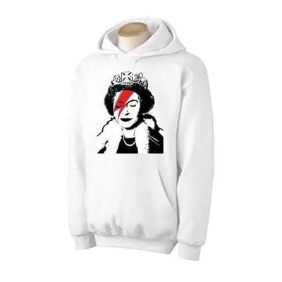 Banksy Queen Bitch Hoodie S / White