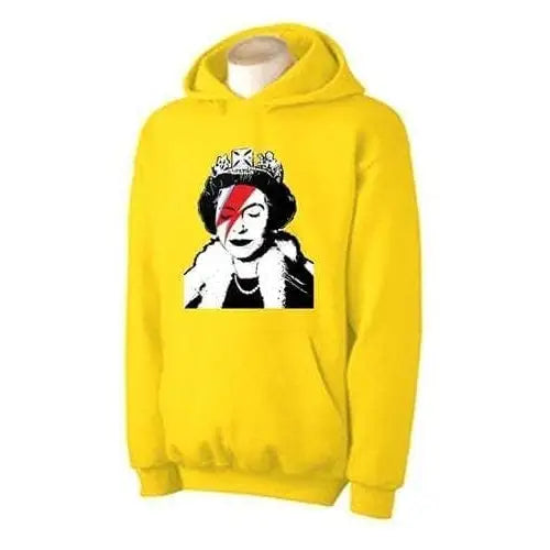 Banksy Queen Bitch Hoodie S / Yellow