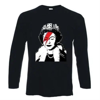 Banksy Queen Bitch Long Sleeve T-Shirt S / Black