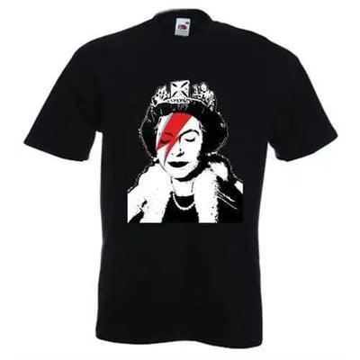 Banksy Queen Bitch Men's T-Shirt Black / M