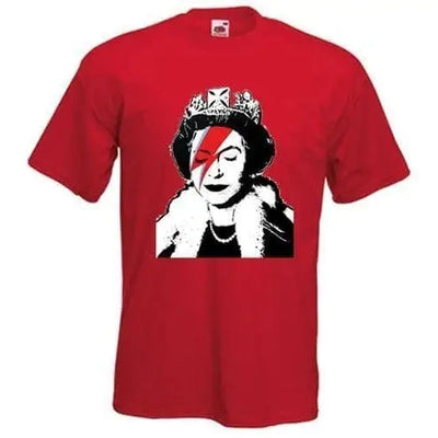Banksy Queen Bitch Men's T-Shirt Red / M