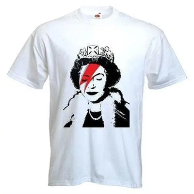 Banksy Queen Bitch Men's T-Shirt White / M