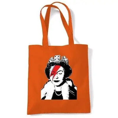 Banksy Queen Bitch Shoulder Bag Orange