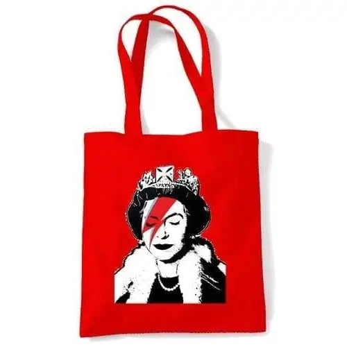 Banksy Queen Bitch Shoulder Bag Red