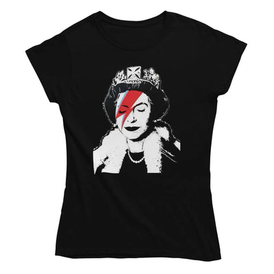 Banksy Queen Bitch Women's T-Shirt M / Black