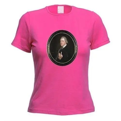 Banksy Rude Lord Ladies T-Shirt S / Dark Pink