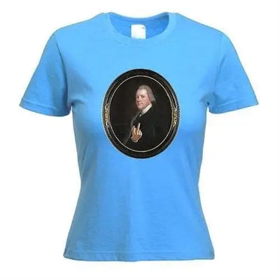 Banksy Rude Lord Ladies T-Shirt S / Light Blue