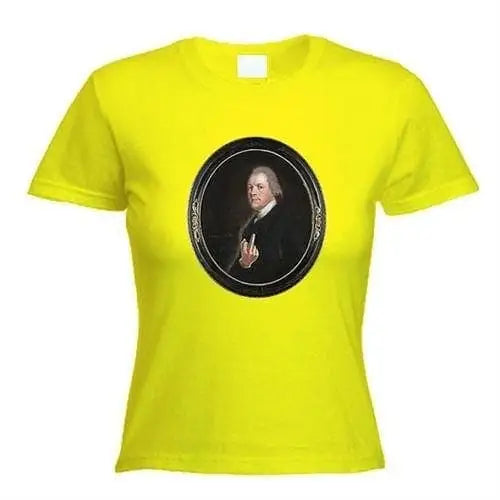 Banksy Rude Lord Ladies T-Shirt S / Yellow