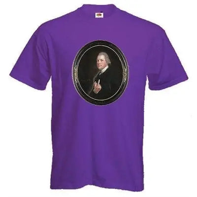 Banksy Rude Lord Men's T-Shirt M / Purple