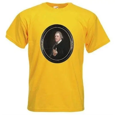 Banksy Rude Lord Men's T-Shirt M / Yellow