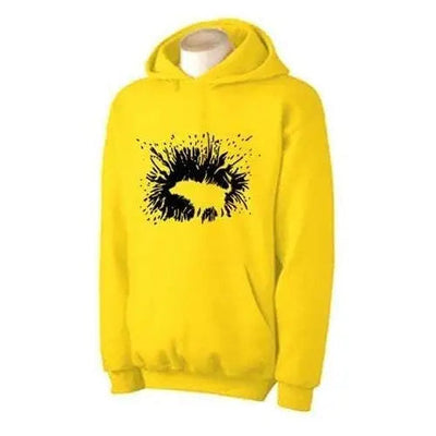 Banksy Shaking Dog Hoodie L / Yellow