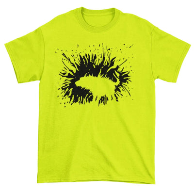 Banksy Shaking Dog Neon T-Shirt XXL / Neon Green