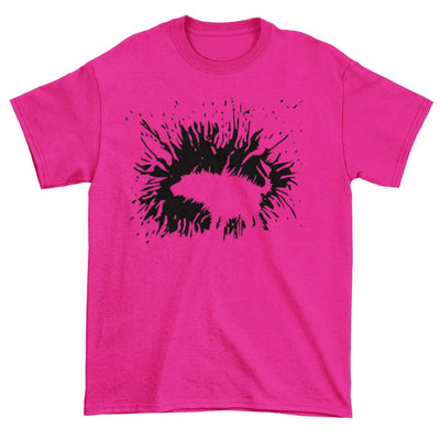 Banksy Shaking Dog Neon T-Shirt XXL / Neon Pink