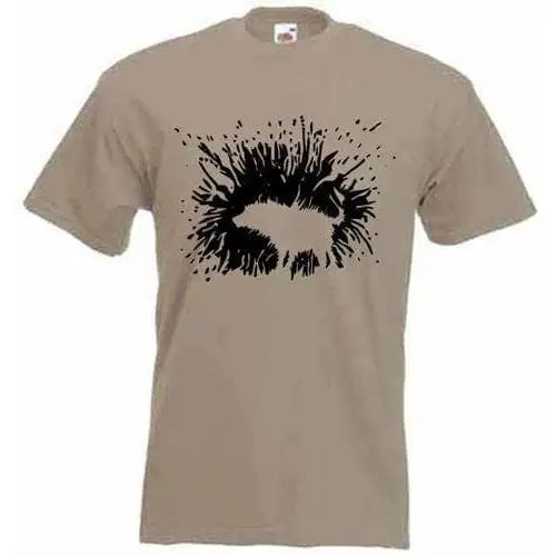 Banksy Shaking Dog T-Shirt S / Khaki