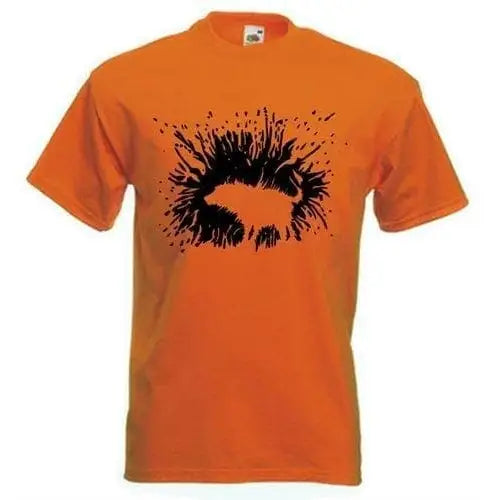 Banksy Shaking Dog T-Shirt S / Orange