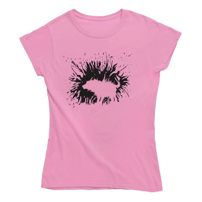 Banksy Shaking Dog Women's T-Shirt S / Light Pink