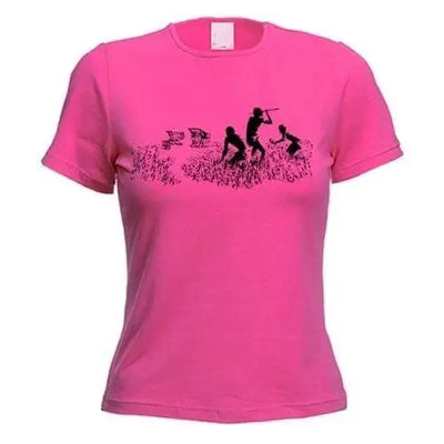 Banksy Shopping Trollies Women's T-Shirt L / Dark Pink