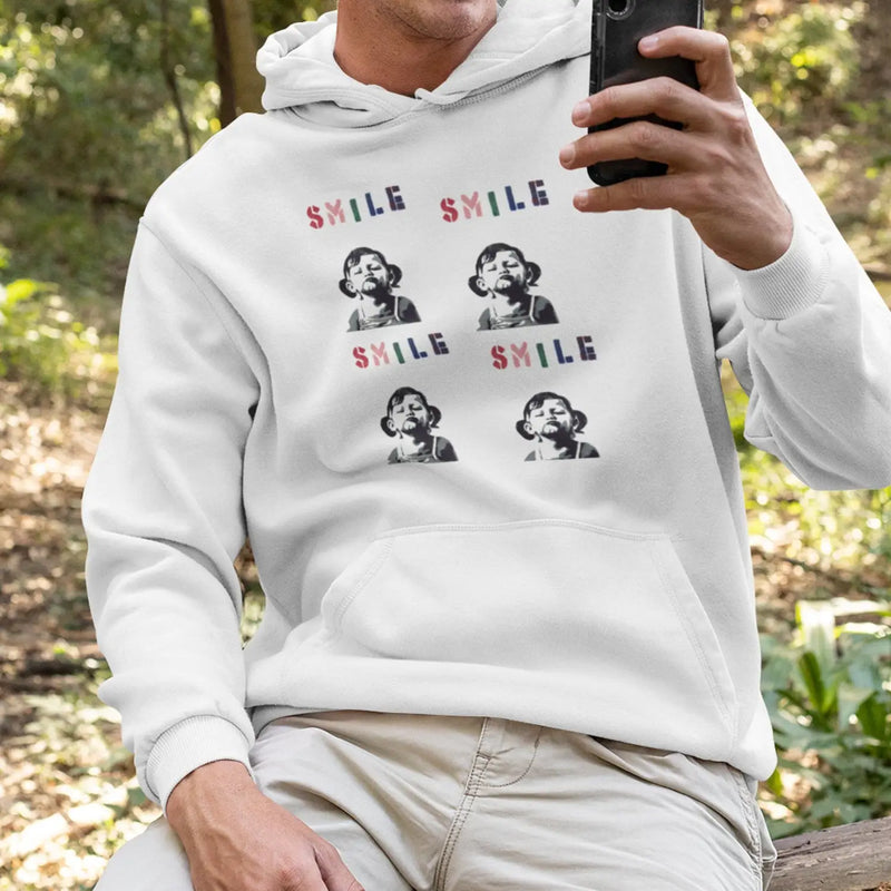 Banksy Smile Hoodie - Hoodie