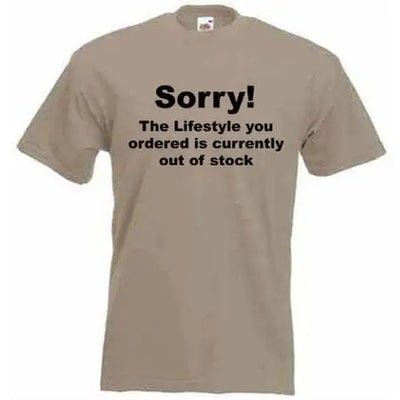 Banksy 'Sorry' T-Shirt S / Khaki