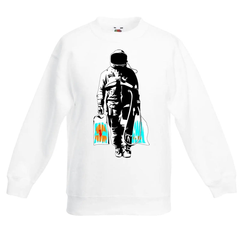 Banksy Spaceman Galaxy Space Graffiti Children&