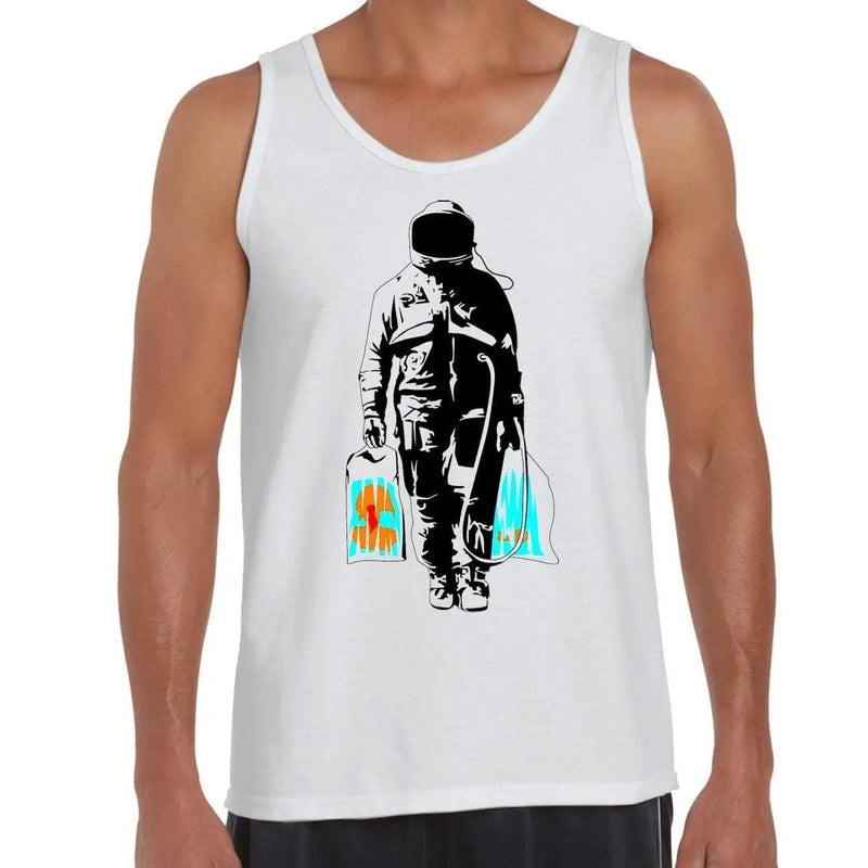 Banksy Spaceman With Shopping Bags Men&