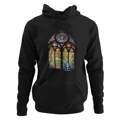 Banksy Stained Glass Hoodie - M - Hoodie