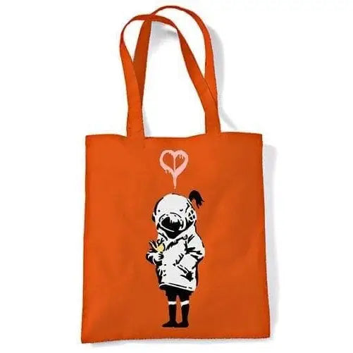 Banksy Think Tank Shoulder Bag Orange