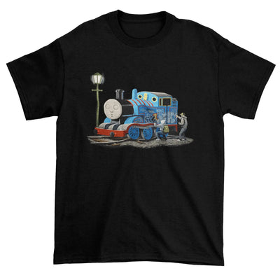 Banksy Thomas The Tank Engine Mens T-Shirt
