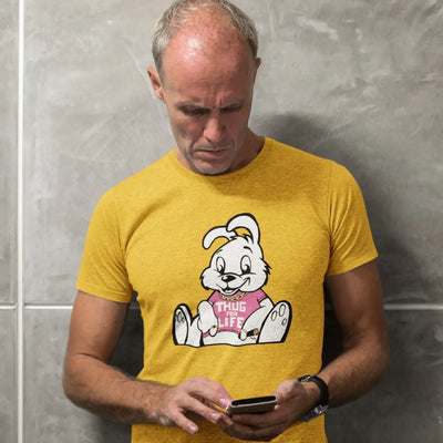 Banksy Thug For Life Rabbit T-Shirt