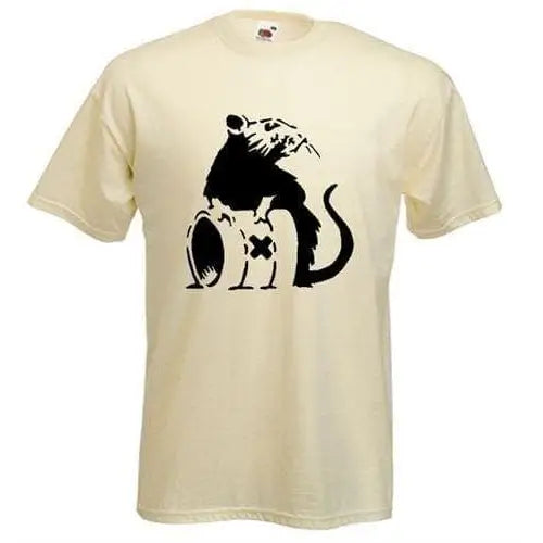 Banksy Toxic Rat T-Shirt M / Cream