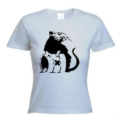 Banksy Toxic Rat  Women's T-Shirt XL / Light Grey