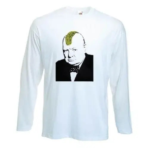 Banksy Turf War Long Sleeve T-Shirt L / White