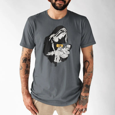Banksy Virgin Mary Men's T-Shirt