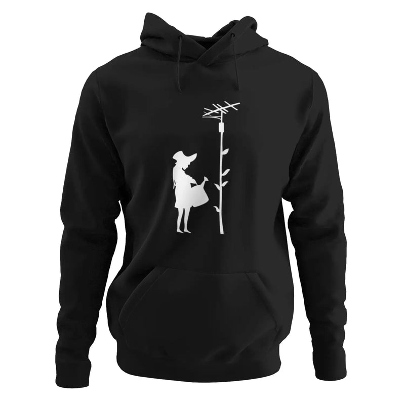 Banksy Watering Can Girl Hoodie - M - Hoodie