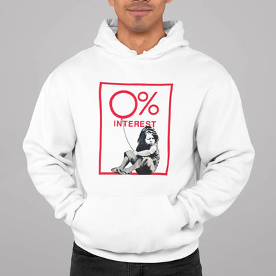 Banksy Zero Percent Interest Hoodie - Hoodie