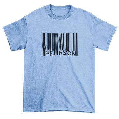 Barcode PERSON T-Shirt Light Blue / 3XL