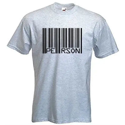 Barcode PERSON T-Shirt Light Grey / 3XL