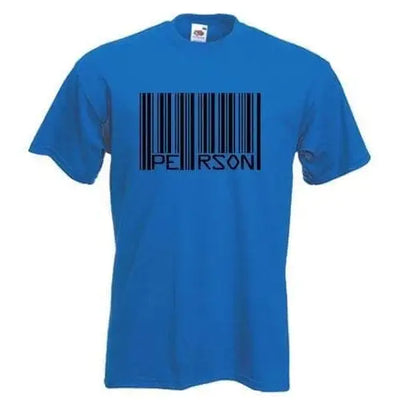 Barcode PERSON T-Shirt Royal Blue / 3XL