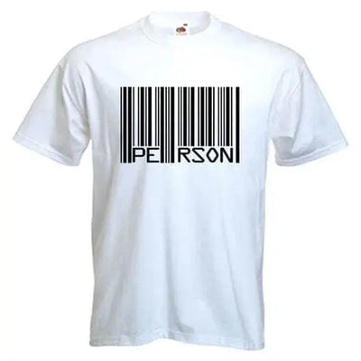 Barcode PERSON T-Shirt White / 3XL
